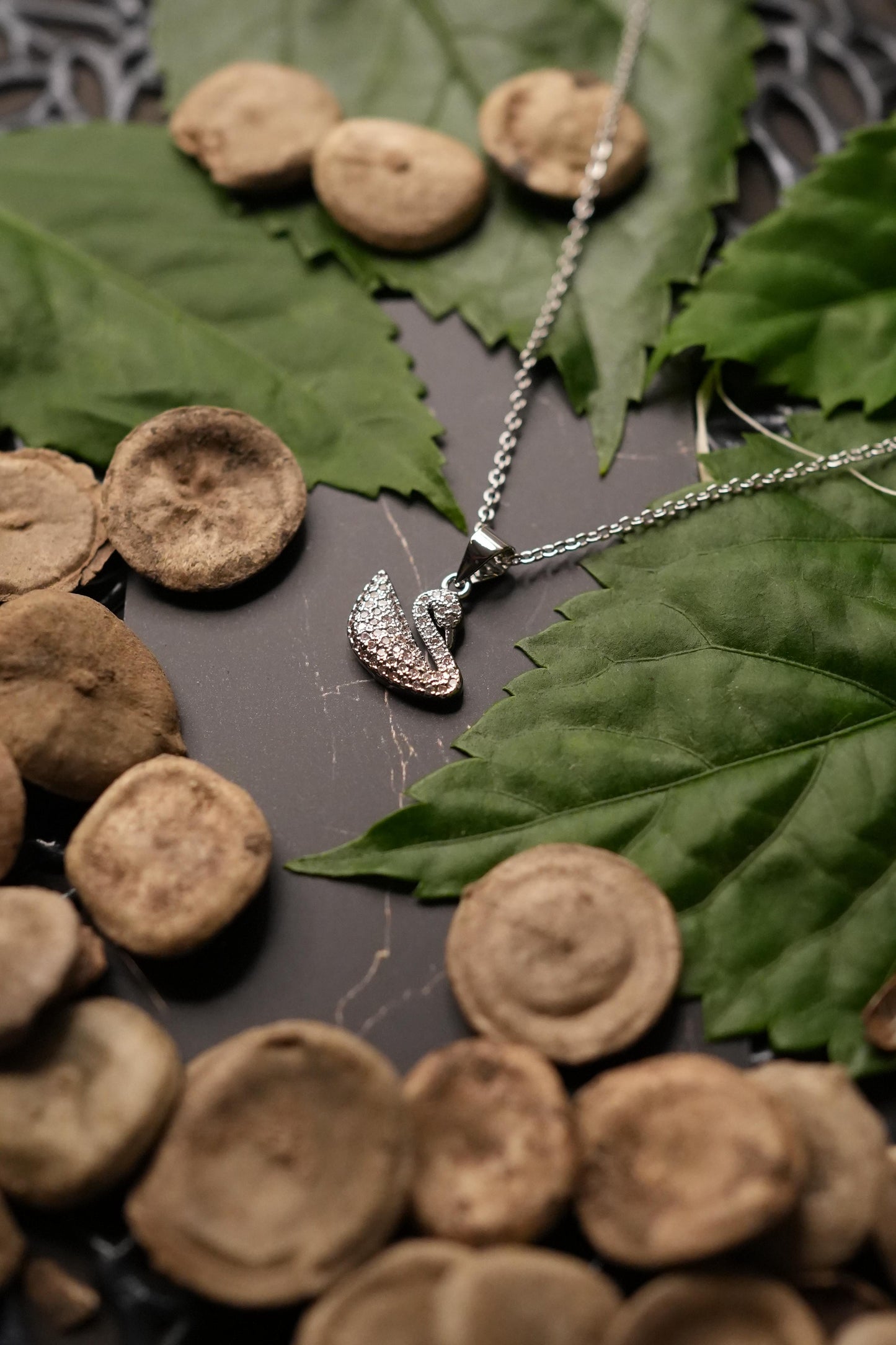 Swan necklace