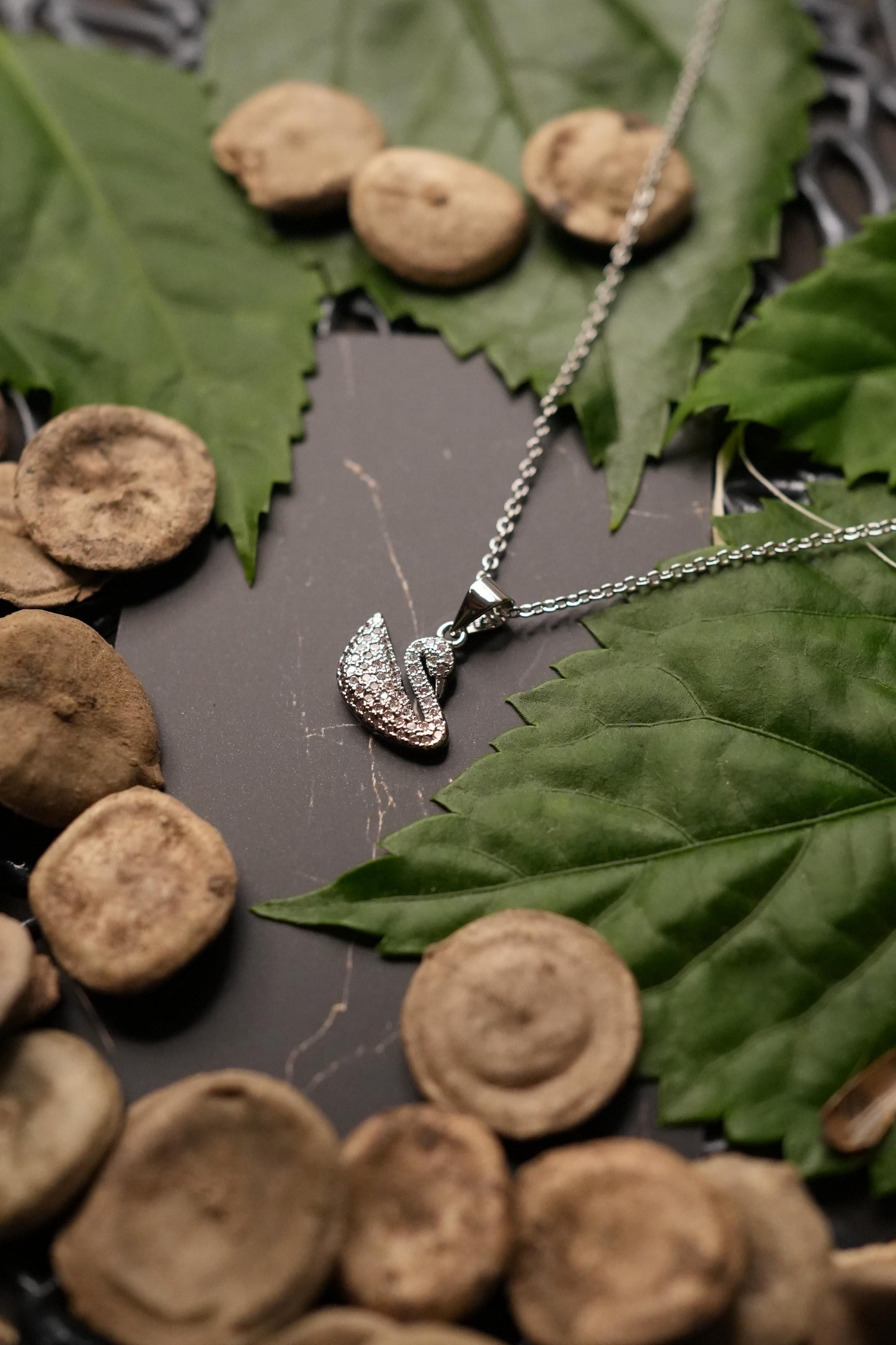 Swan necklace