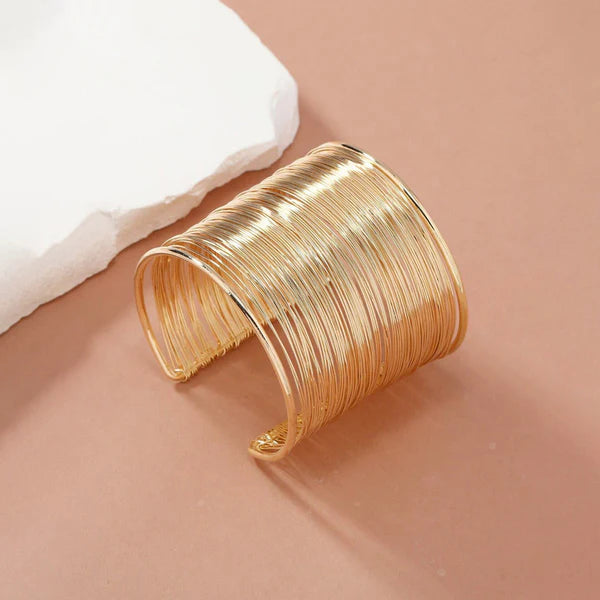 Mesh Design Free Size Korean Cuff Bracelet