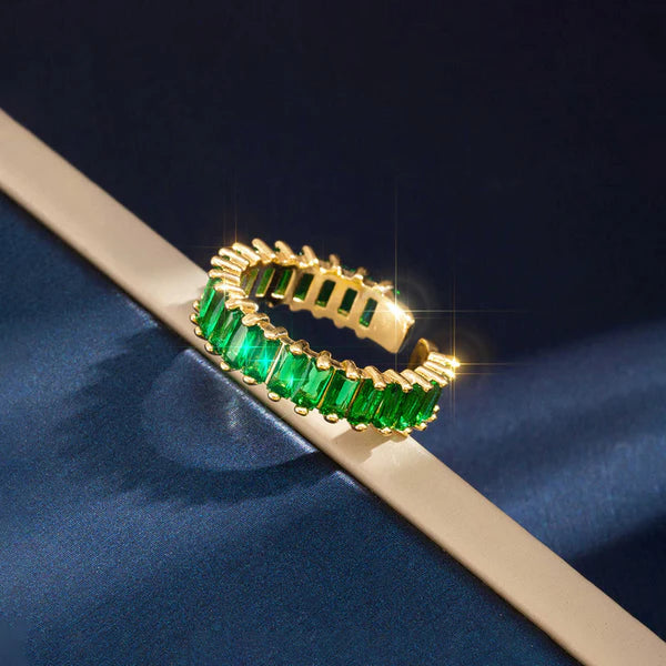 DREAM DIAMOND GREEN RING(ADJUSTABLE)