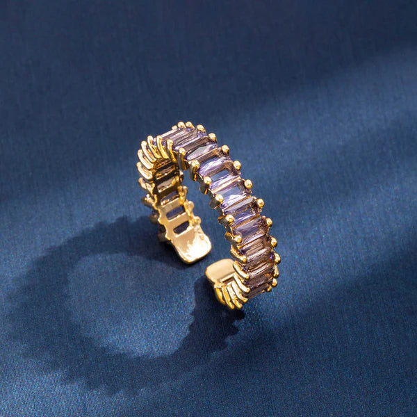 DREAM DIAMOND PURPLE RING(ADJUSTABLE)