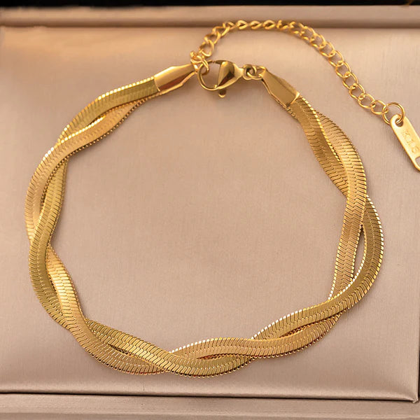 Thick Snake Chain Bracelet
