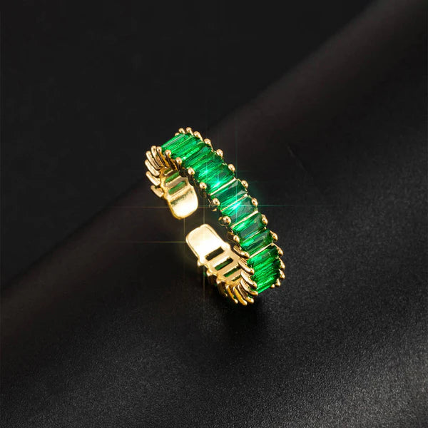 DREAM DIAMOND GREEN RING(ADJUSTABLE)
