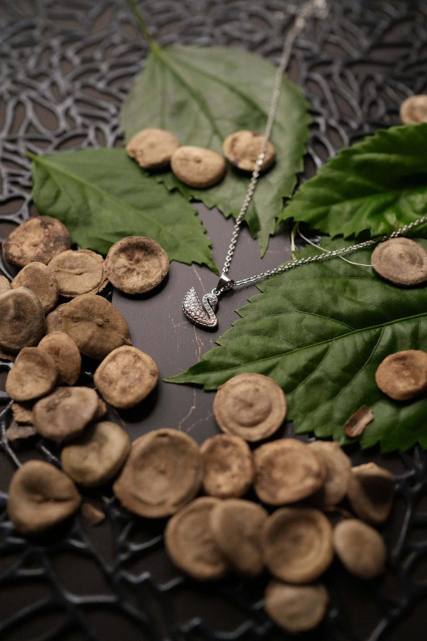 Swan necklace