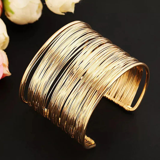 Mesh Design Free Size Korean Cuff Bracelet