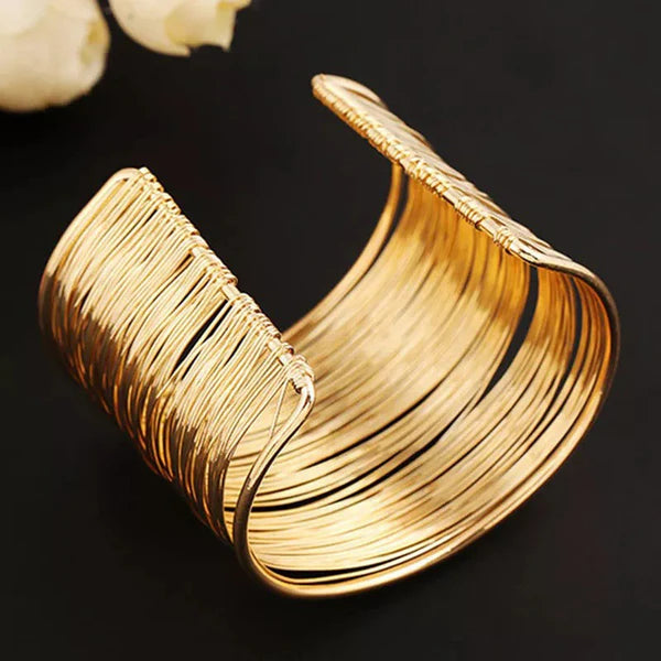 Mesh Design Free Size Korean Cuff Bracelet