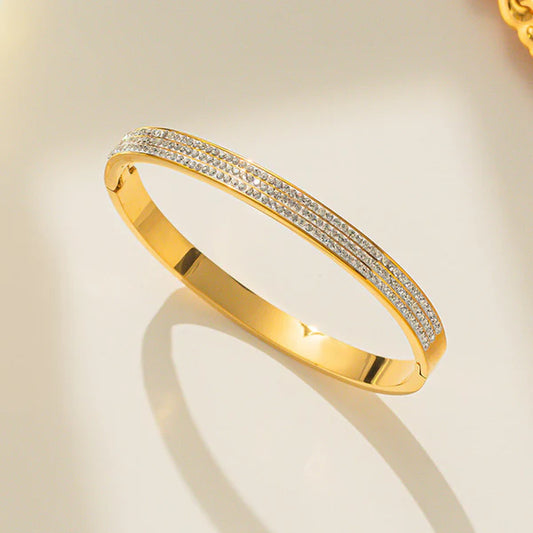 Triple Lines Diamond bracelet